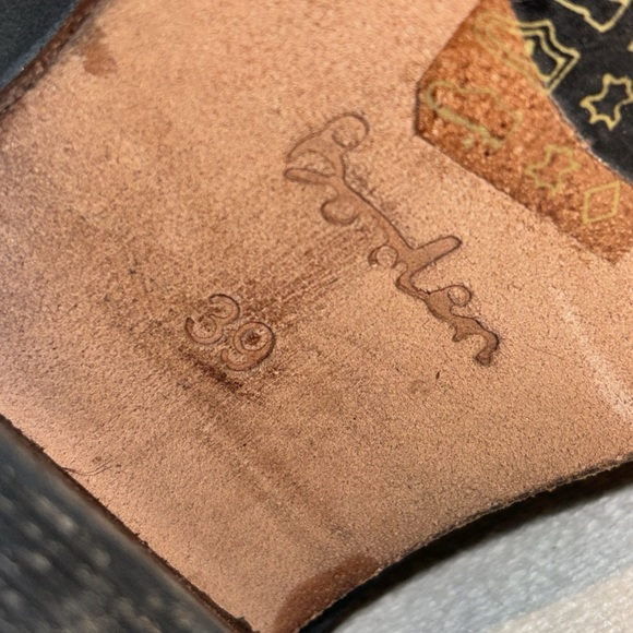 BODEN women’s black leather and cheetah heeled ankle boot size 39 - Picture 8 of 8